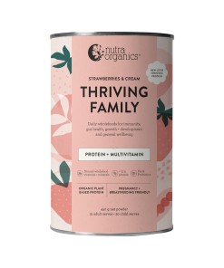 Nutra Org Org Protein Thriving Family Strawberries Cream 450g