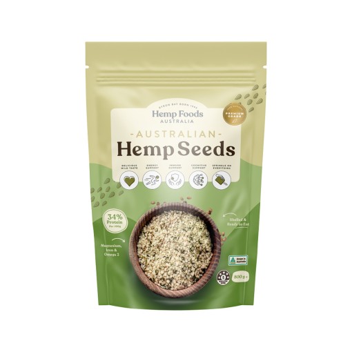 Hemp Foods Aust Hemp Seeds Australian (Hulled) 800g