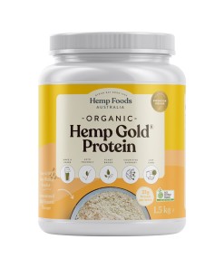 Hemp Foods Aust Organic Hemp Protein Gold 1.5kg
