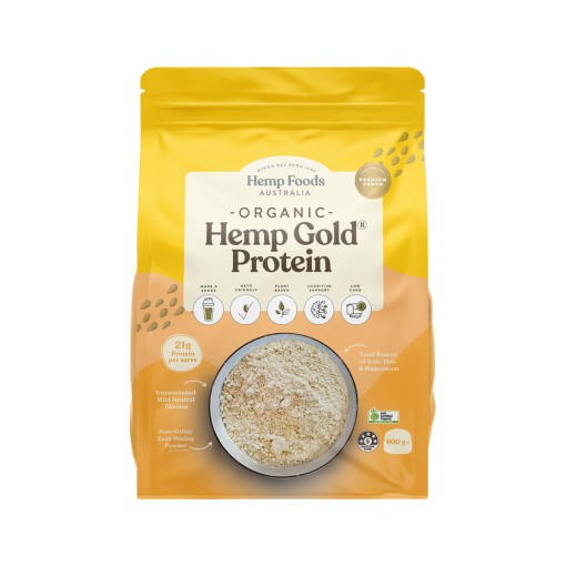 Hemp Foods Aust Organic Hemp Protein Gold 900g