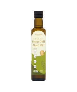 Hemp Foods Aust Organic Hemp Seed Oil Gold 250ml