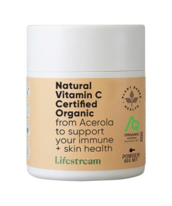 Lifestream Organic Vitamin C from Acerola Powder 60g