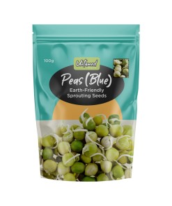 Untamed Health Sprouting Seeds (Org Grown) Peas Blue 100g